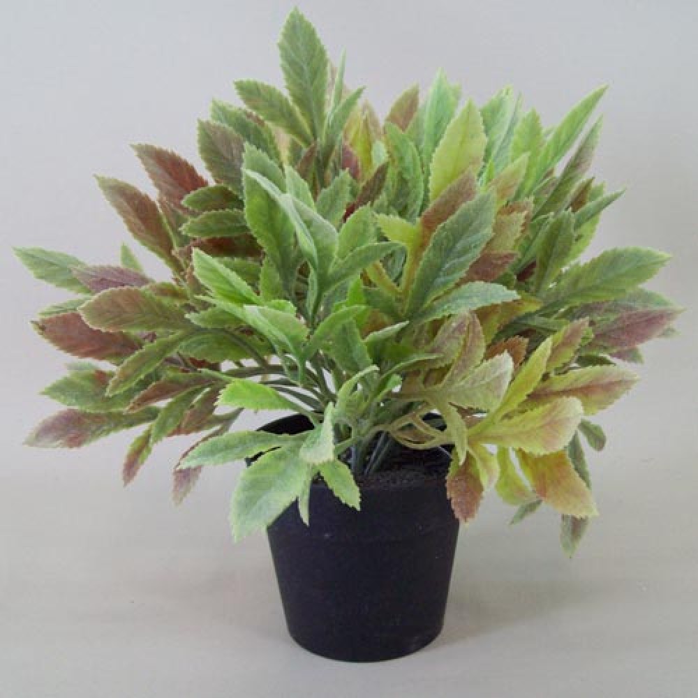 Artificial Plants Sage in Pot 25cm Artificial Herbs